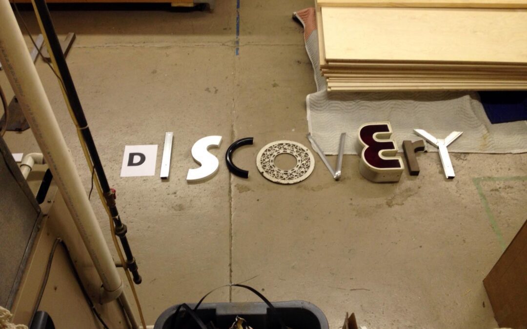 Building a School Sign—One Letter at a Time