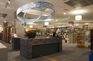 GVSU Laker Store, a customer directed design team. r.o.i. Design worked as planners and interior designerds.