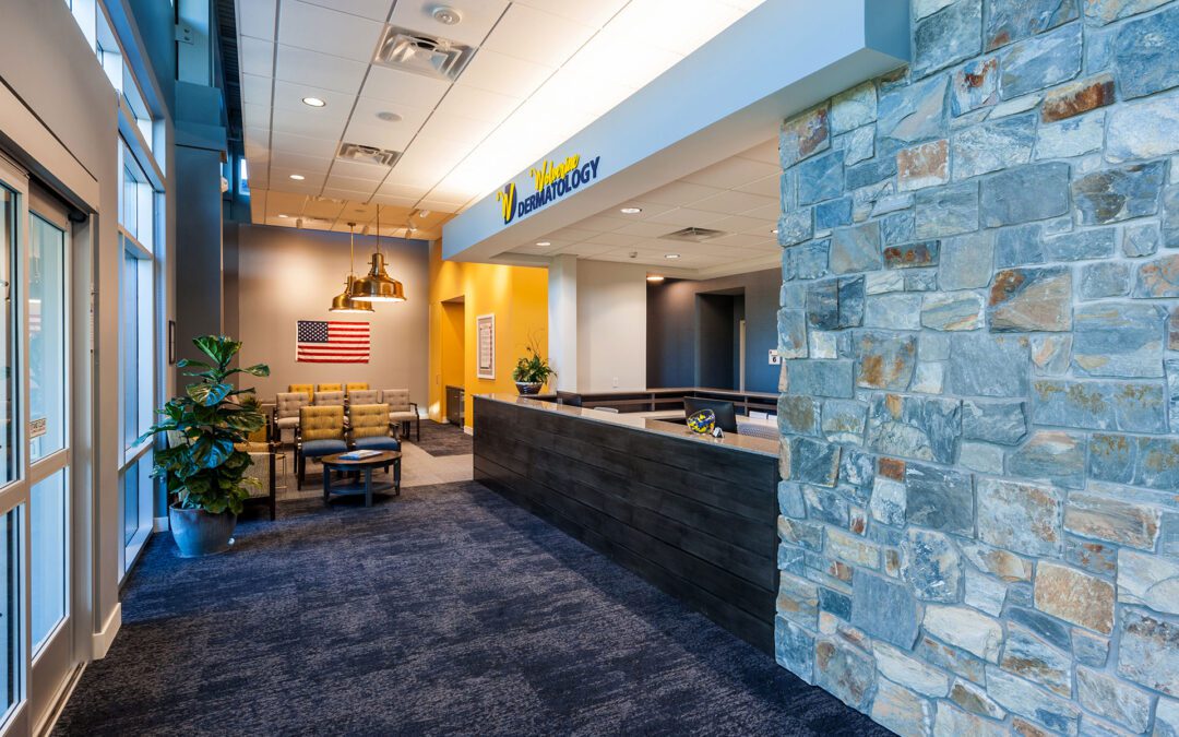 Northern Michigan meets Red, White (Maize) and Blue at Wolverine Dermatology
