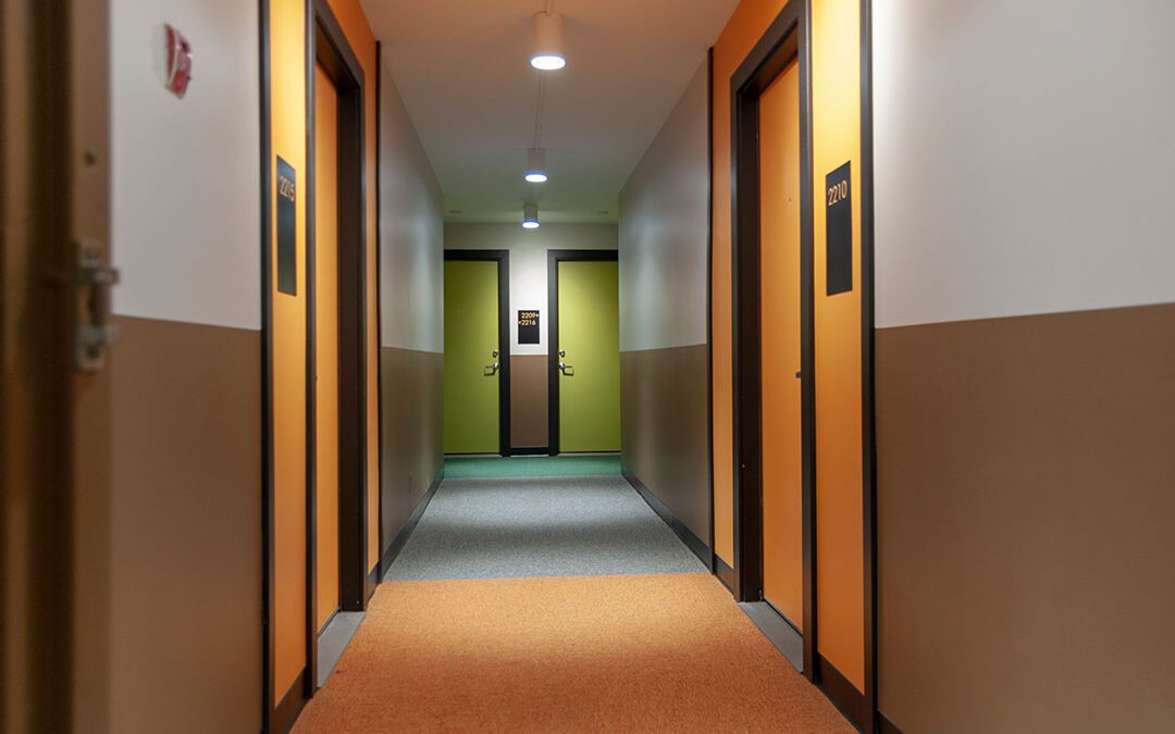Campus View Apartments – Entries & Corridors