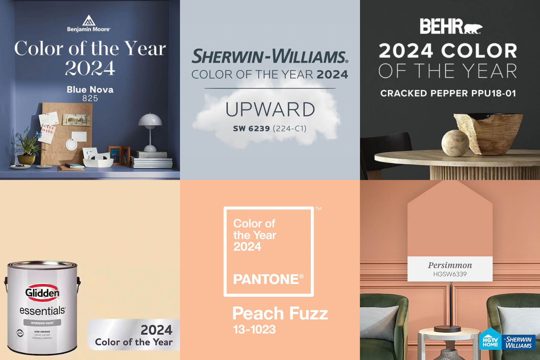 HGTV Home by Sherwin-Williams Announces 2024 Color Collection of